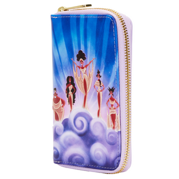 Loungefly: Disney - Hercules Muses Clouds Zip Around Wallet - Bards & Cards