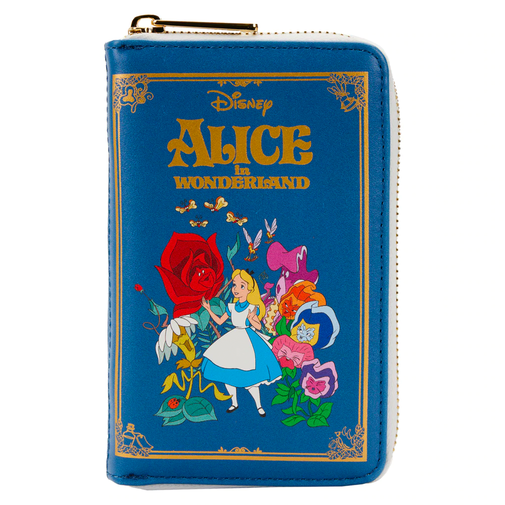 Loungefly: Disney - Alice in Wonderland Classic Book Zip Around Wallet