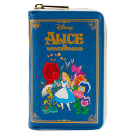 Loungefly: Disney - Alice in Wonderland Classic Book Zip Around Wallet - Bards & Cards