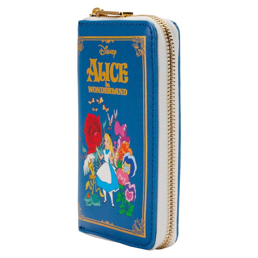 Loungefly: Disney - Alice in Wonderland Classic Book Zip Around Wallet - 0