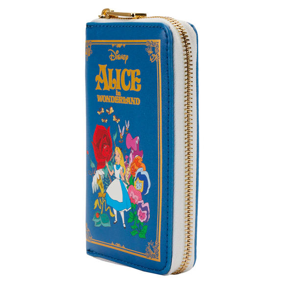 Loungefly: Disney - Alice in Wonderland Classic Book Zip Around Wallet - Bards & Cards