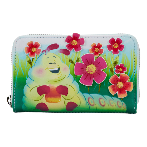 Loungefly: Pixar A Bugs Life - Earth Day Zip Around Wallet - Bards & Cards