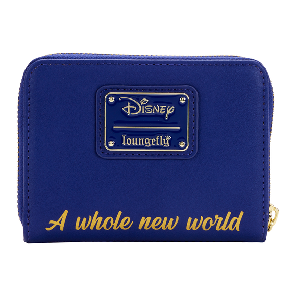 Loungefly: Disney - Aladdin 30th Anniversary Zip Around Wallet - Bards & Cards