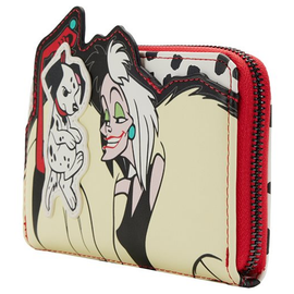 Loungefly: Disney - 101 Dalmatians Villains Scene Cruella Wallet - Bards & Cards
