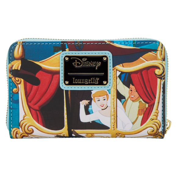 Loungefly: Disney - Cinderella Princess Scene Zip Around Wallet - Bards & Cards