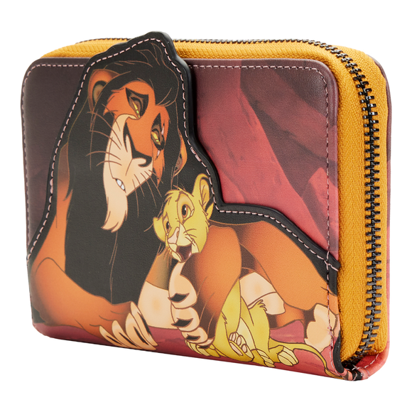 Loungefly: Disney - Lion King Villains Scene Scar Zip Around Wallet - Bards & Cards