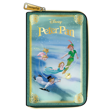 Loungefly: Disney - Peter Pan Book Series Zip Around Wallet - Bards & Cards