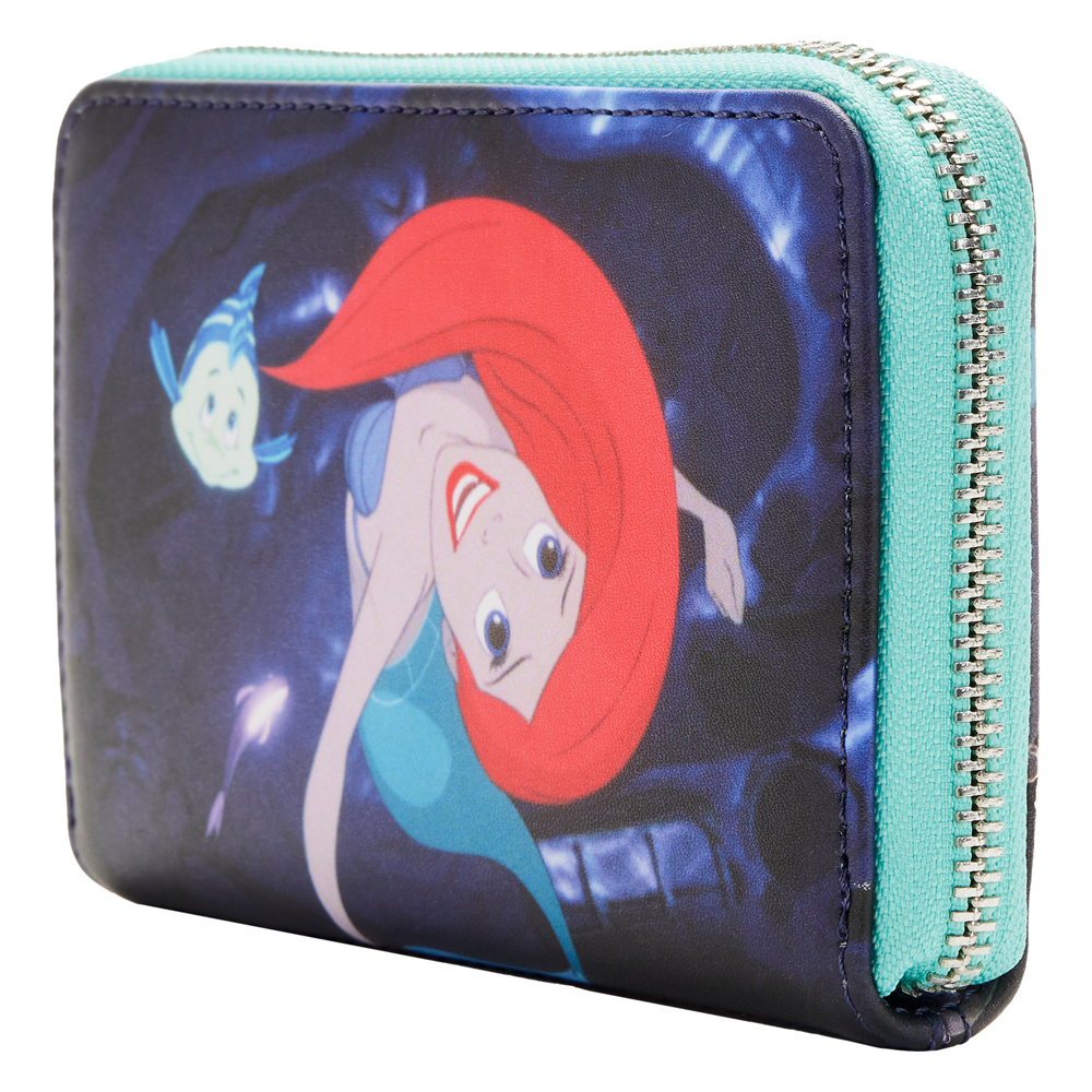 Loungefly: Disney The Little Mermaid - Princess Scenes Series Zip Around Wallet - 0