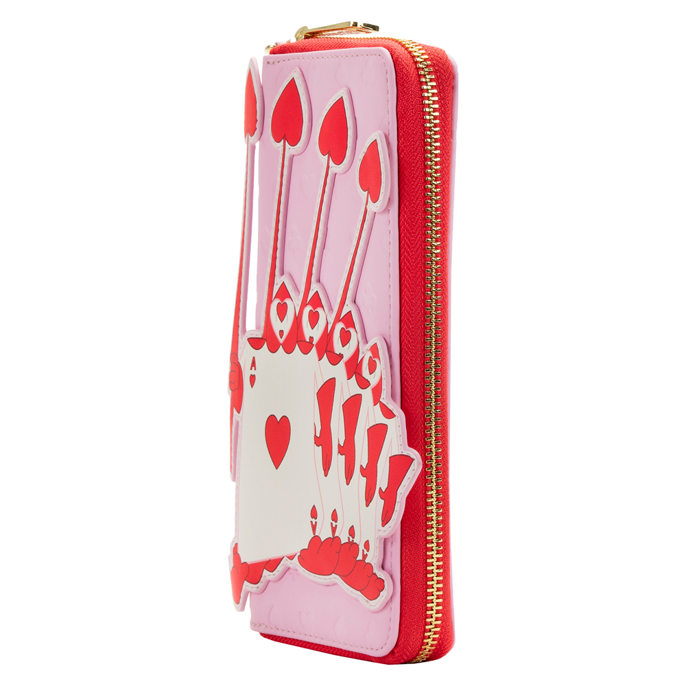 Loungefly: Disney Alice in Wonderland - Aces Of Hearts Zip Around Wallet - 0