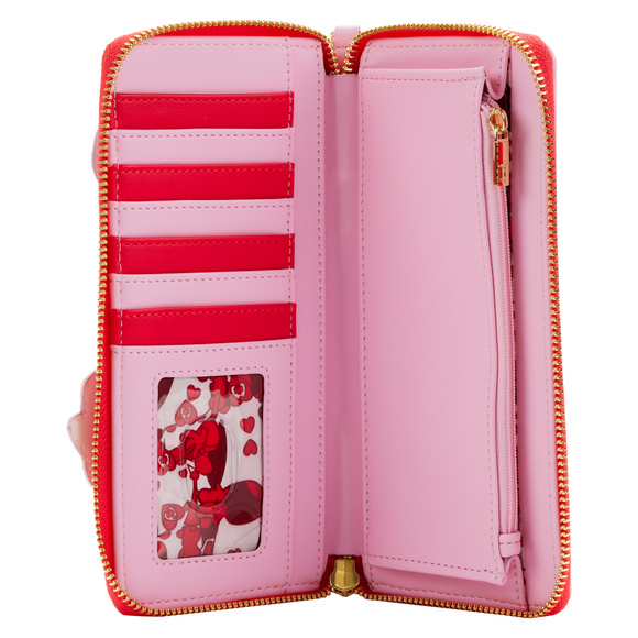 Loungefly: Disney Alice in Wonderland - Aces Of Hearts Zip Around Wallet - Bards & Cards