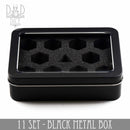 Metal Gift Box - 11 Dice Set - Bards & Cards