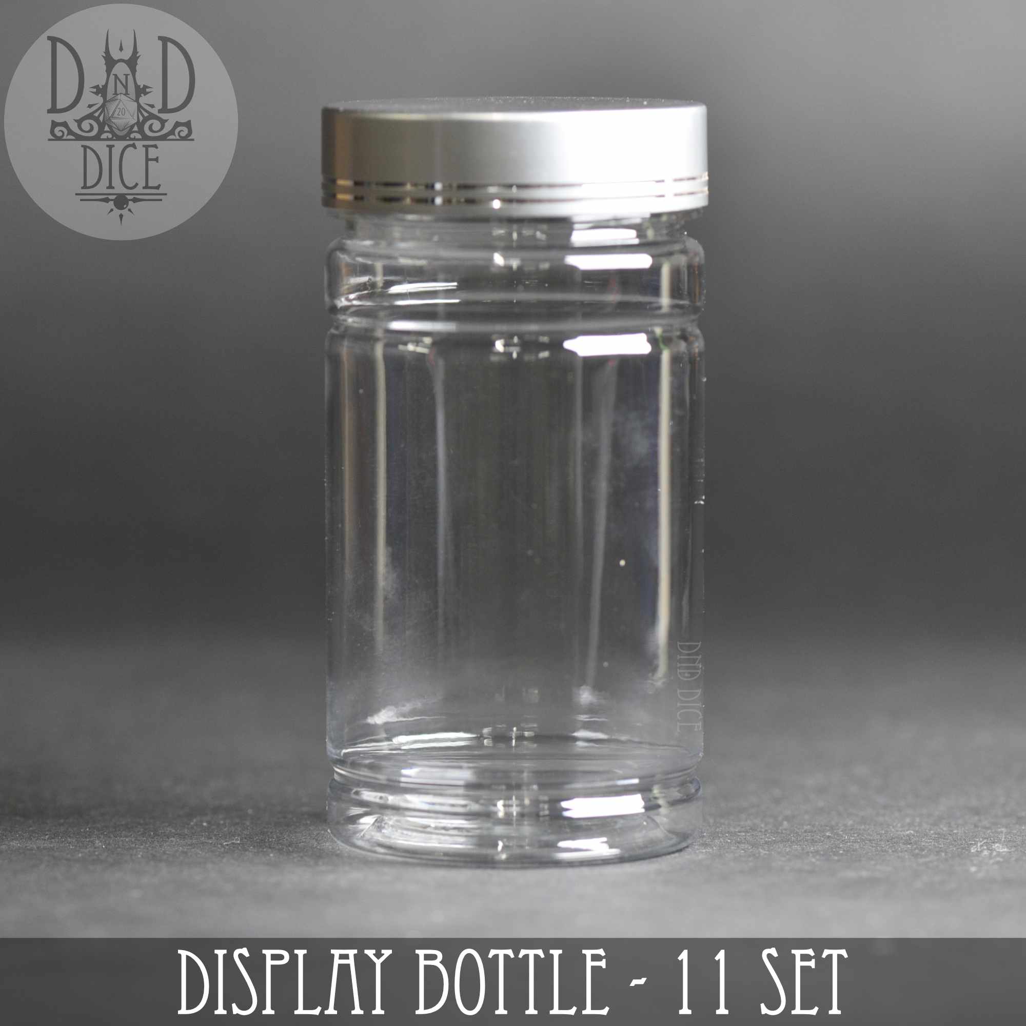 Display Bottle - 7 & 11 Dice Sets - Bards & Cards