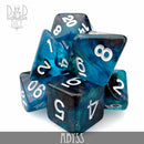 Abyss Glitter Dice Set - Bards & Cards