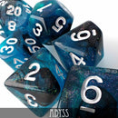 Abyss Glitter Dice Set - Bards & Cards