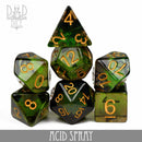 Acid Spray Dice Set - Bards & Cards