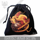 Adorable Dragon Dice Bag - Bards & Cards