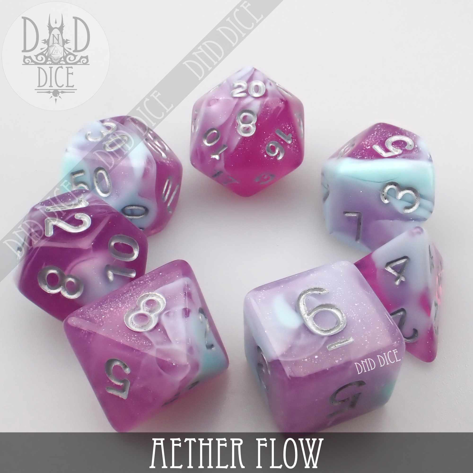 Aether Flow Dice Set - Bards & Cards