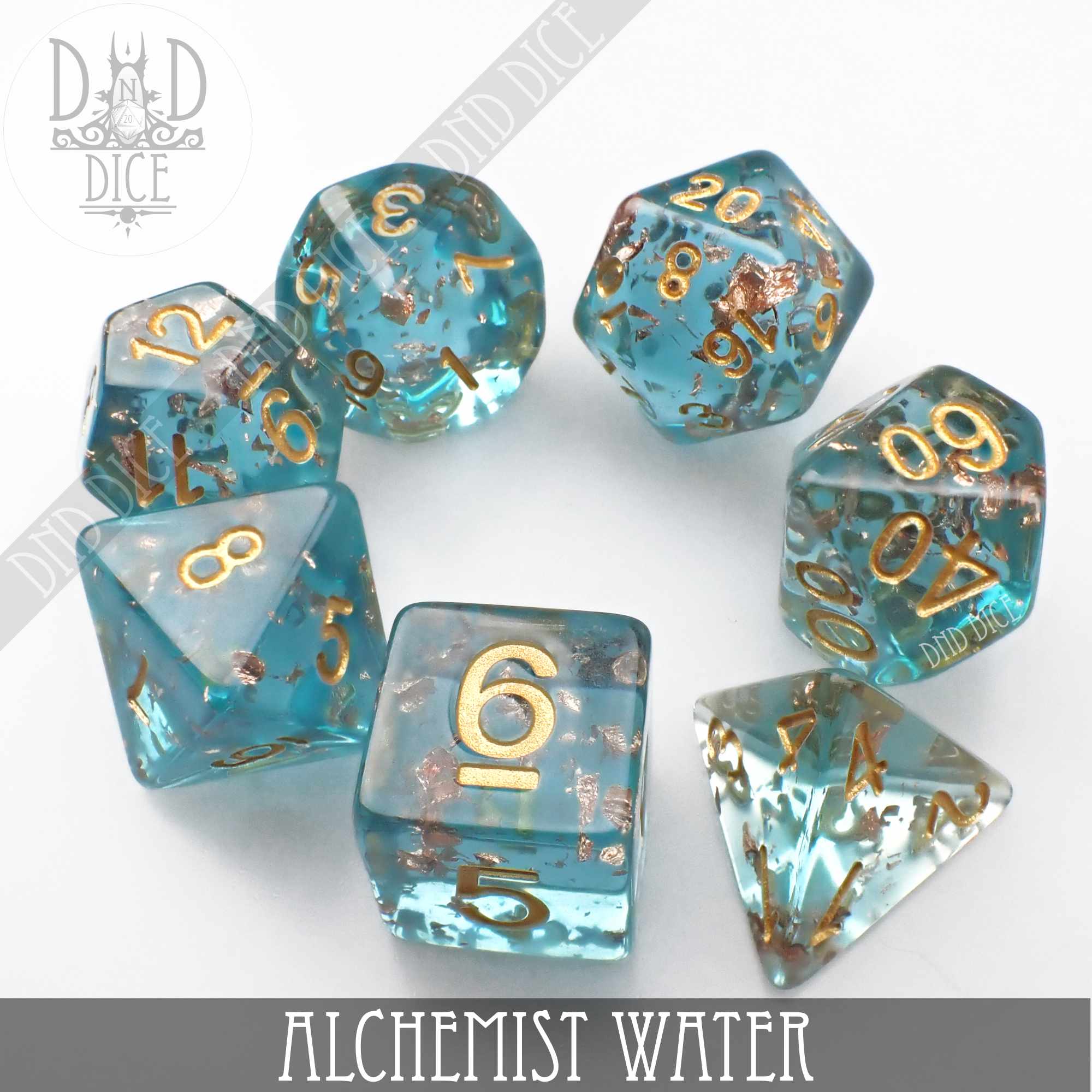 Alchemist Water Dice Set - Bards & Cards