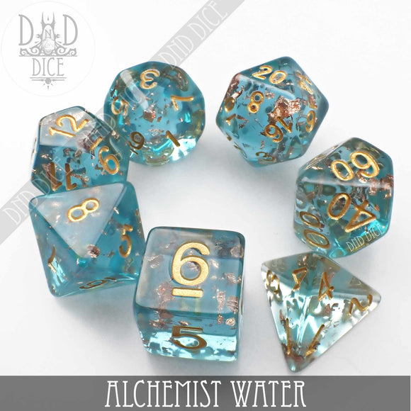 Alchemist Water Dice Set - Bards & Cards