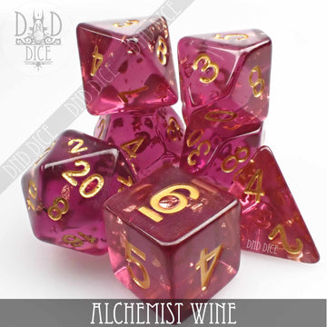 Alchemist Wine Dice Set - Bards & Cards