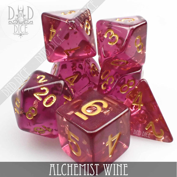 Alchemist Wine Dice Set - Bards & Cards