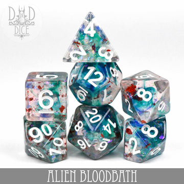 Alien Bloodbath Dice Set - Bards & Cards
