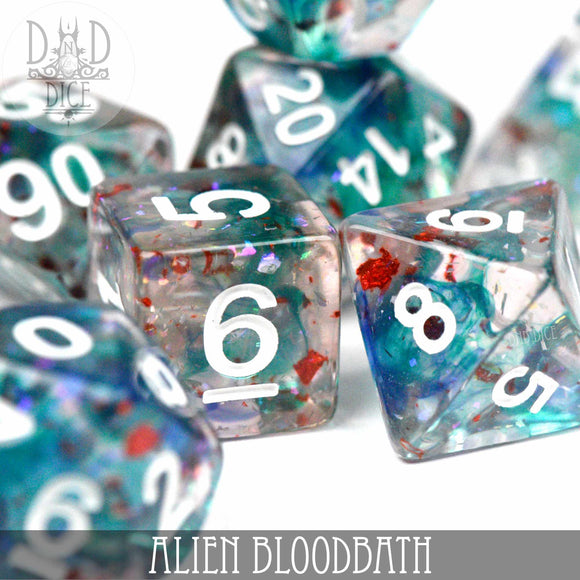 Alien Bloodbath Dice Set - Bards & Cards