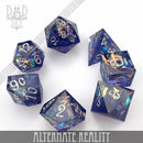 Alternate Reality Handmade Dice Set - Bards & Cards