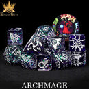 Archmage 11 Dice Set - Bards & Cards