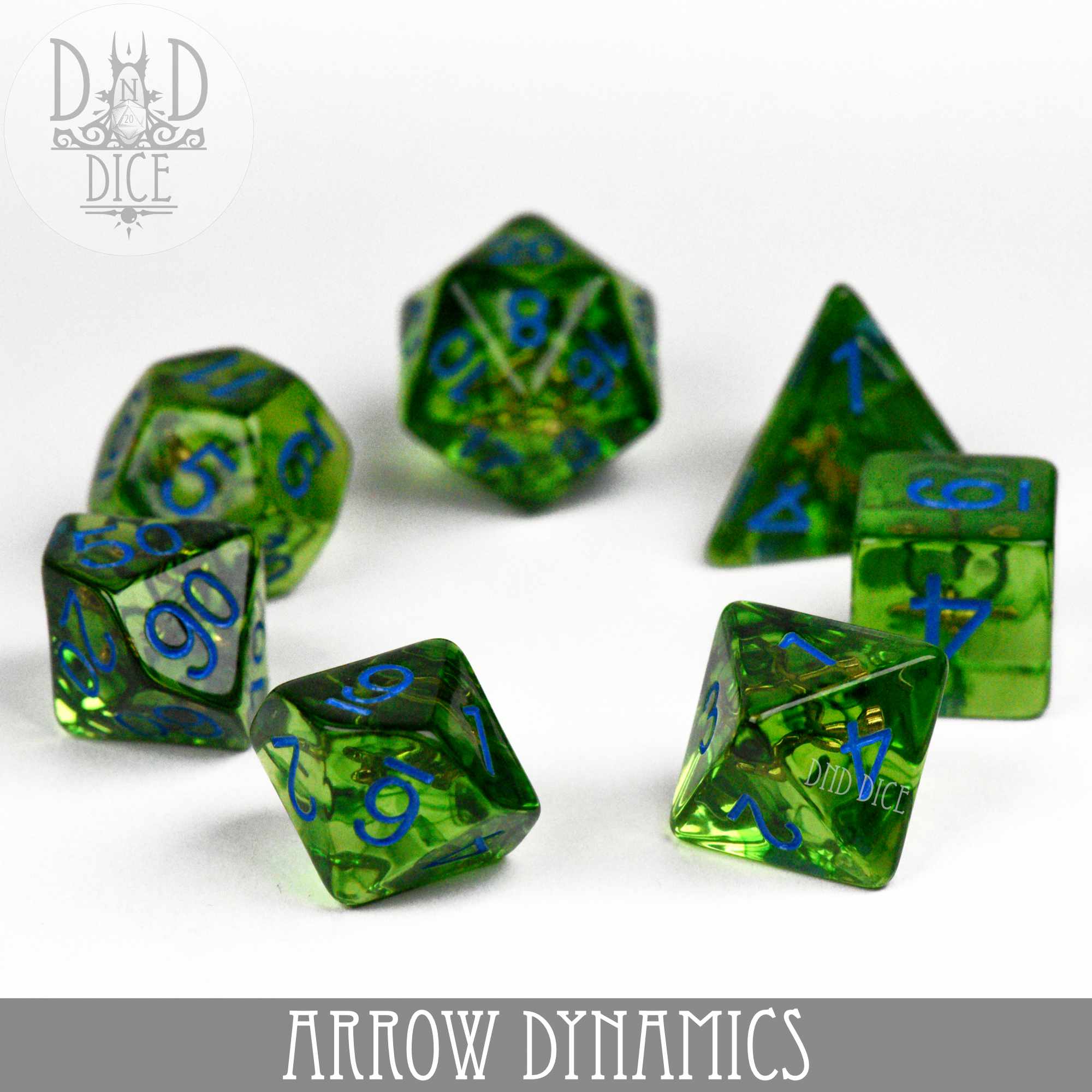 Arrow Dynamics Dice Set - Bards & Cards