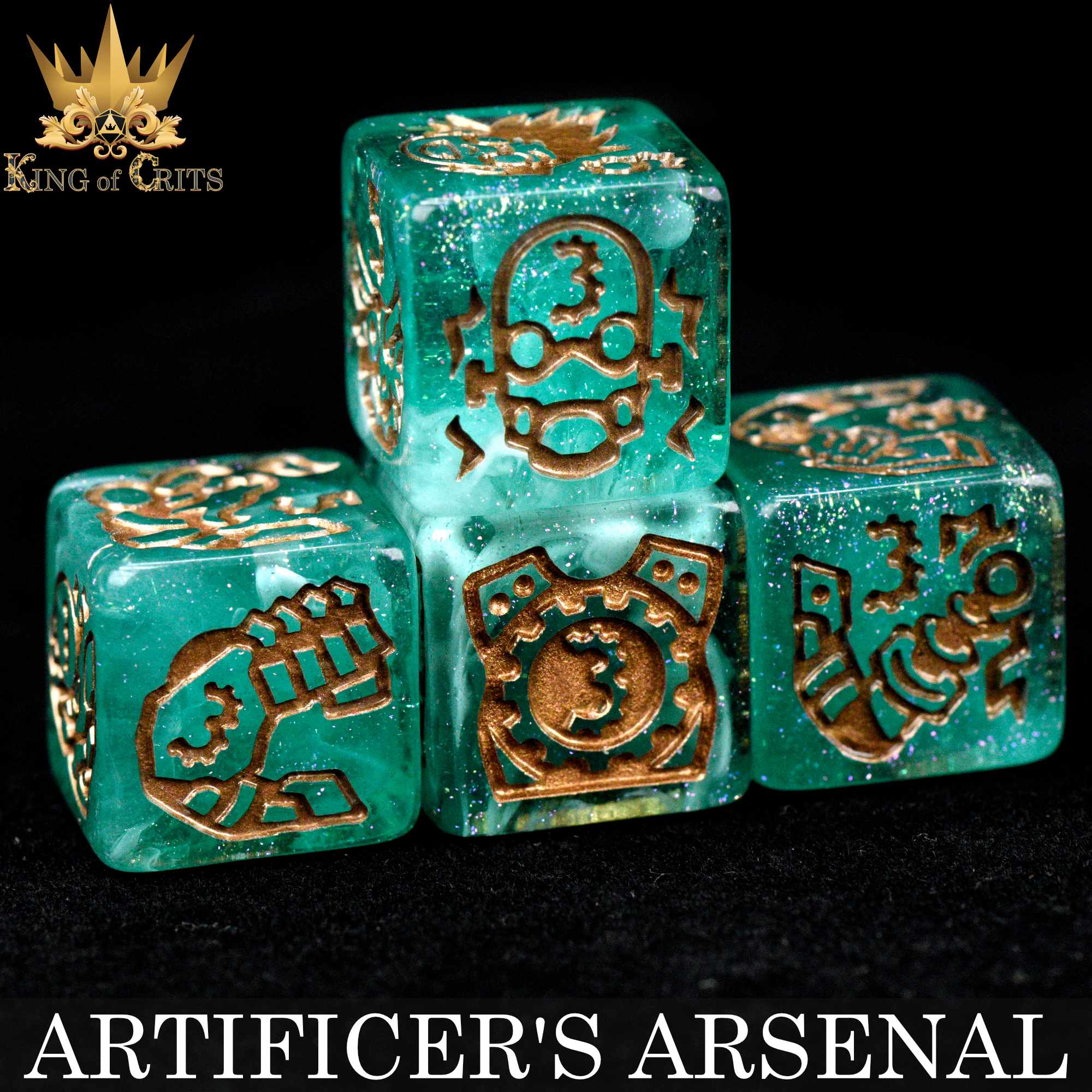 Artificer's Arsenal 11 Dice Set - Bards & Cards