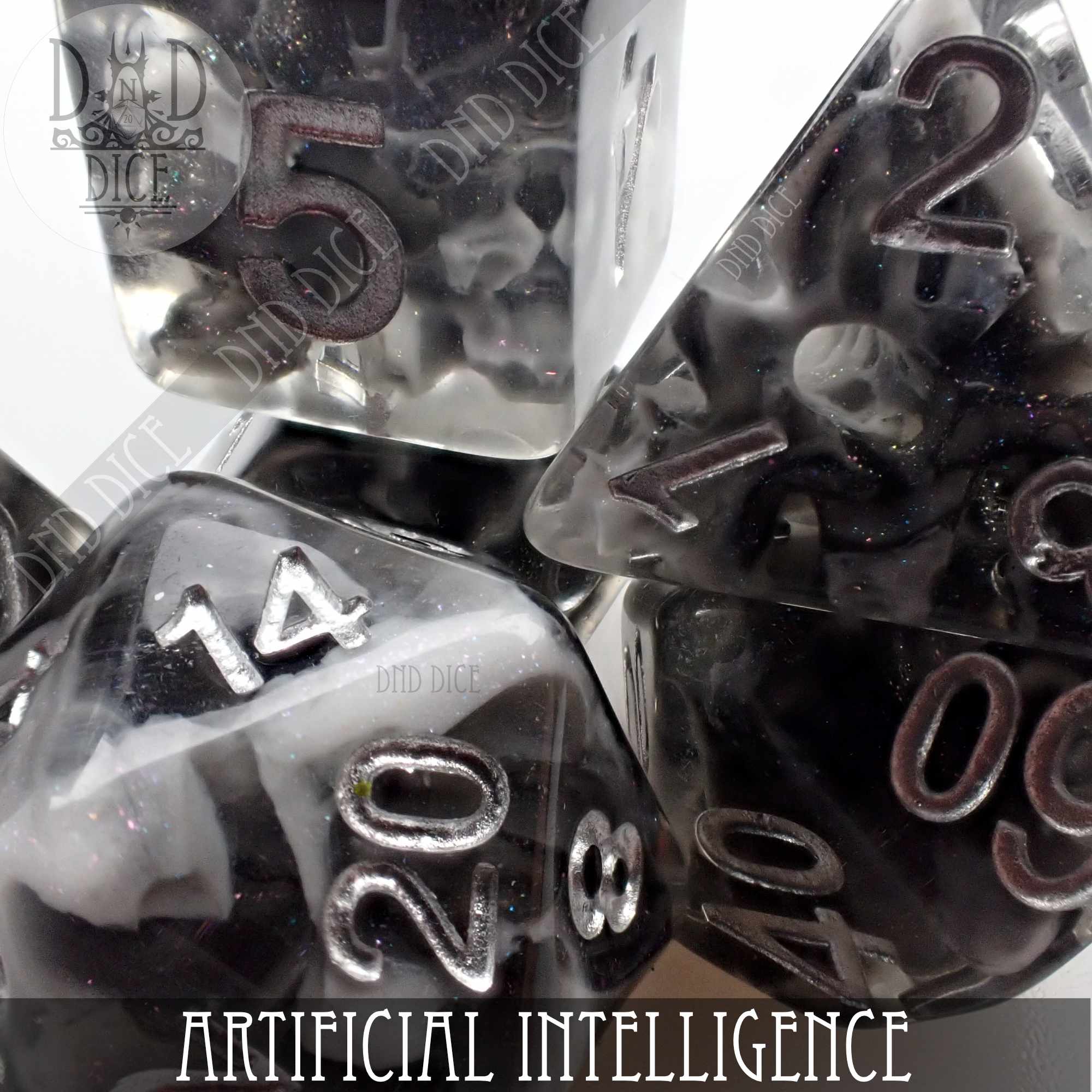 Artificial Intelligence Dice Set - Bards & Cards