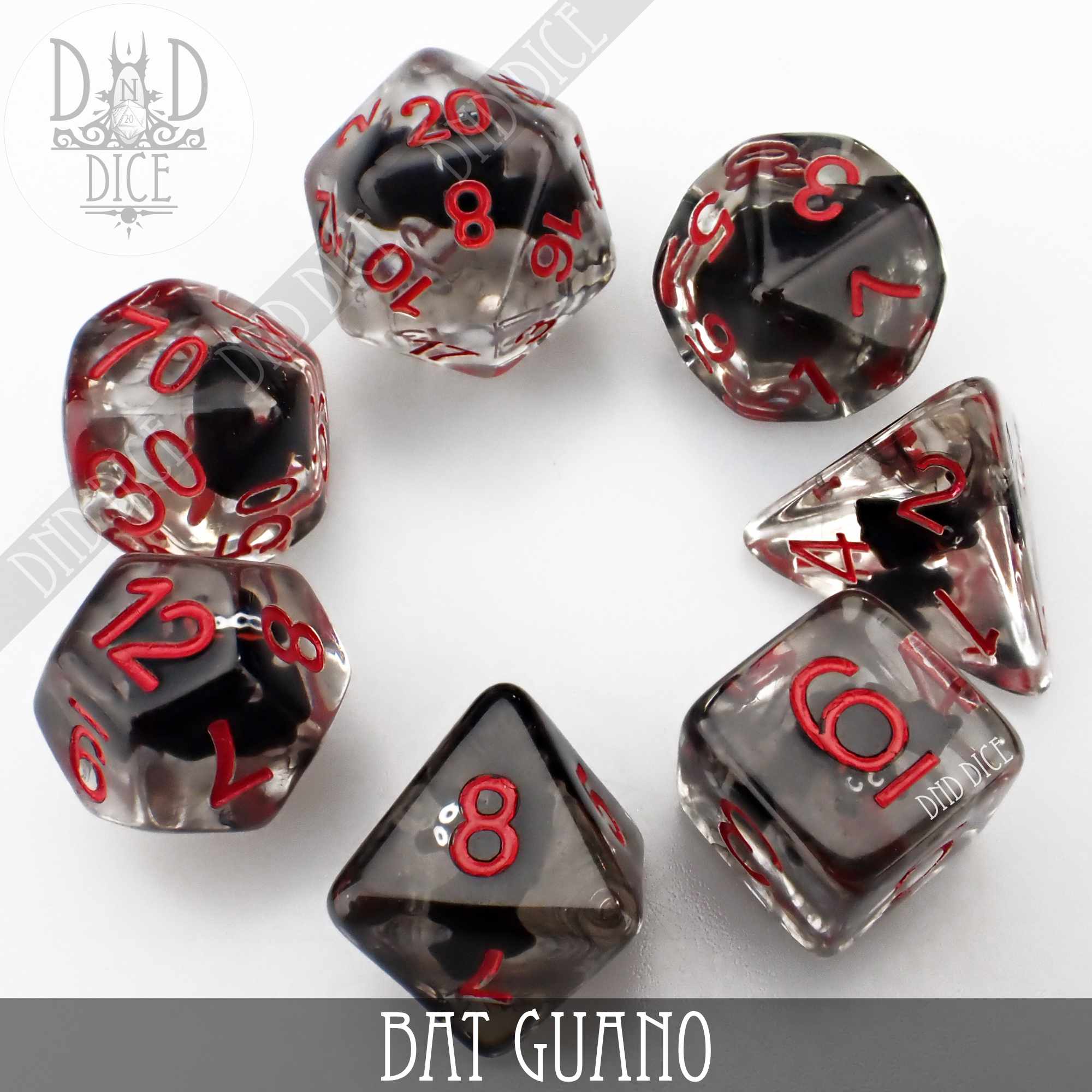 Bat Guano Dice Set - Bards & Cards