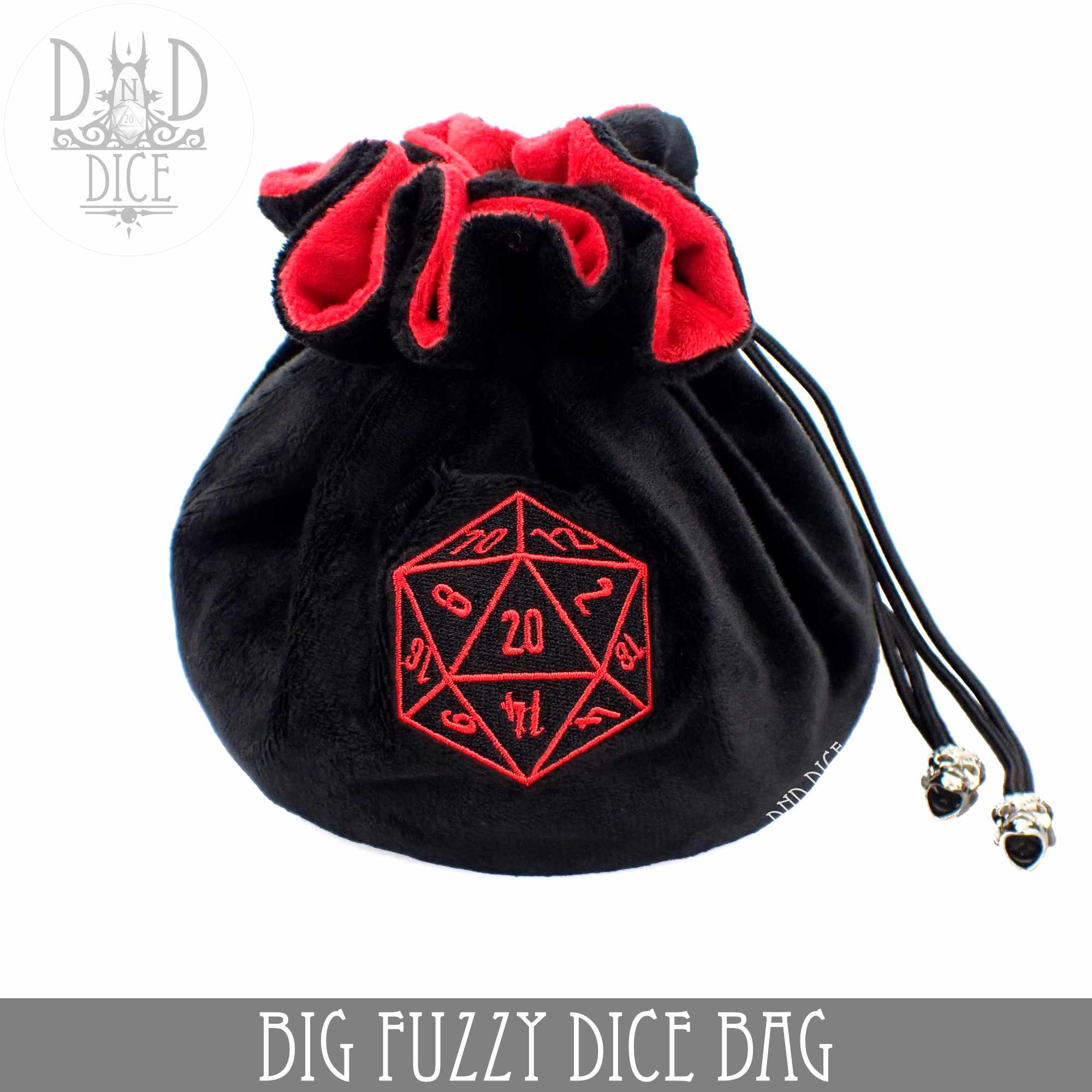 Big Fuzzy Dice Bag (7 Colors) - Bards & Cards