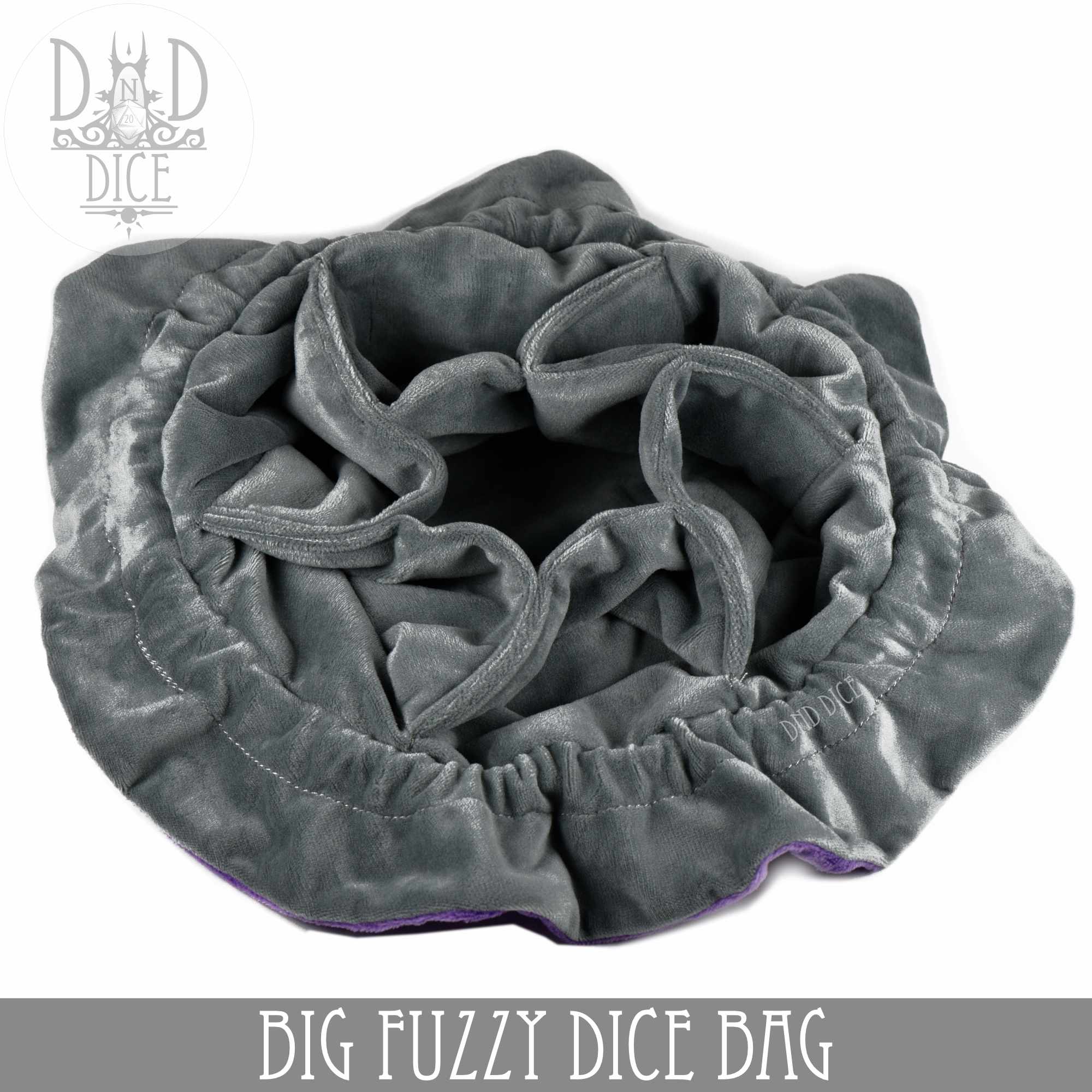 Big Fuzzy Dice Bag (7 Colors) - Bards & Cards