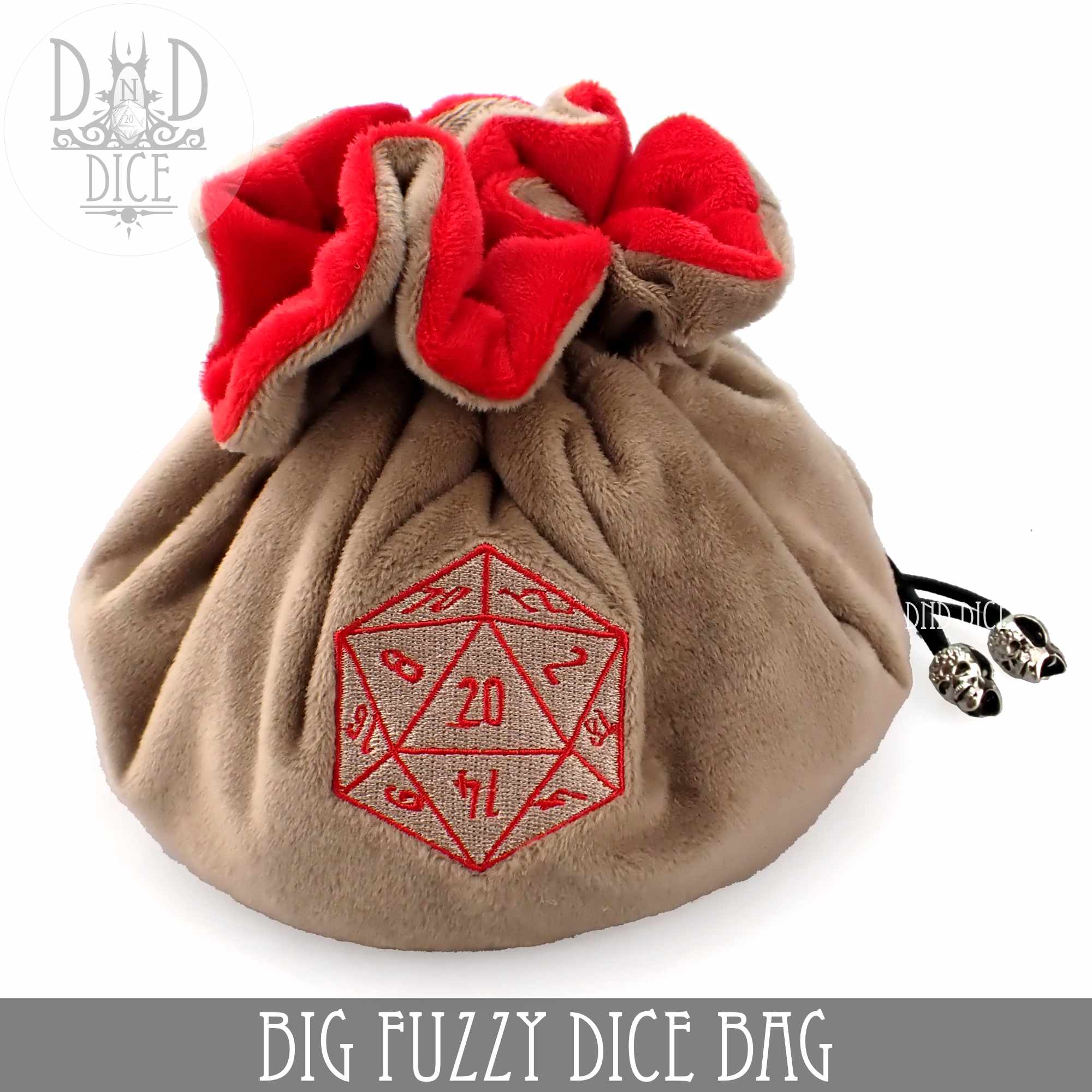 Big Fuzzy Dice Bag (7 Colors) - Bards & Cards