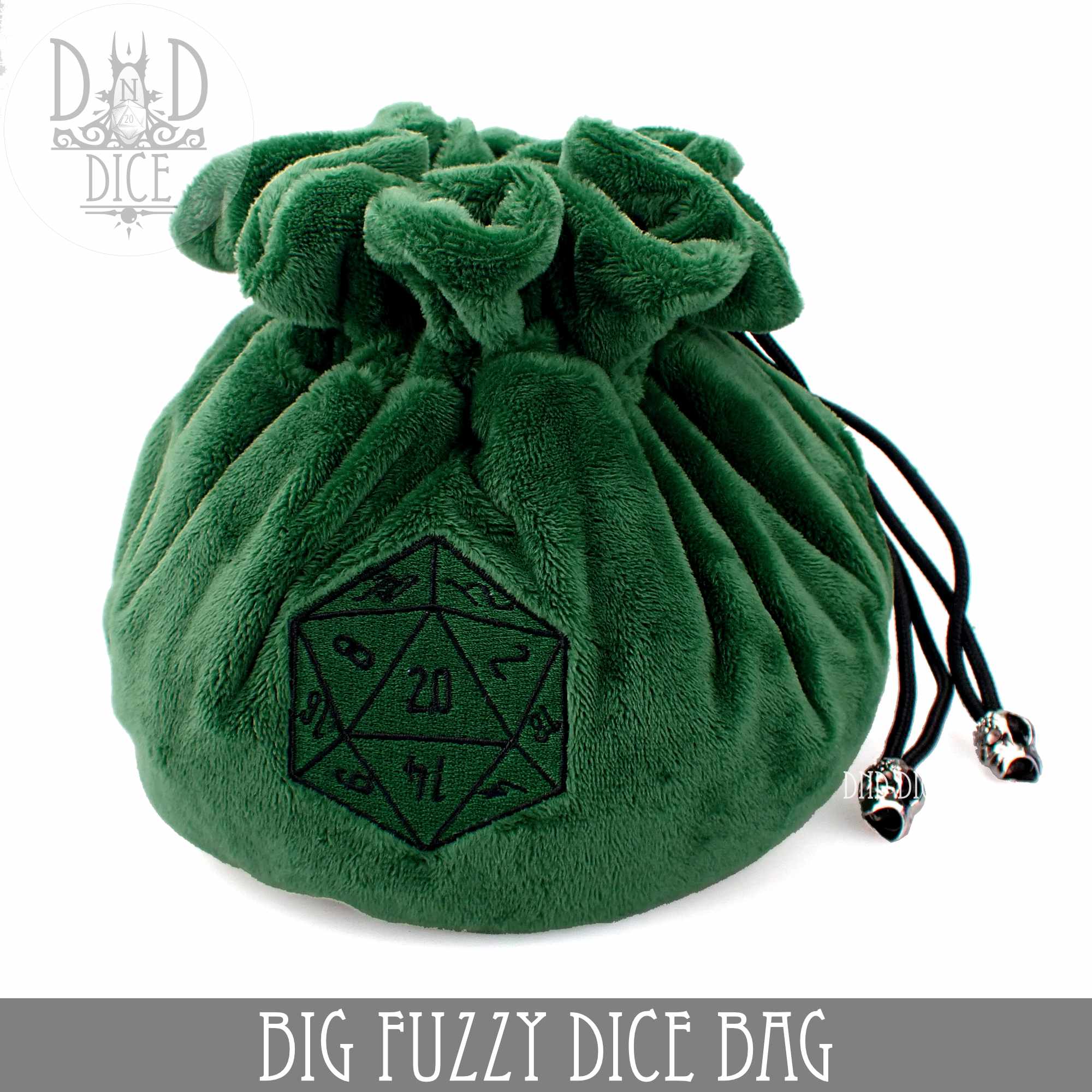 Big Fuzzy Dice Bag (7 Colors) - Bards & Cards