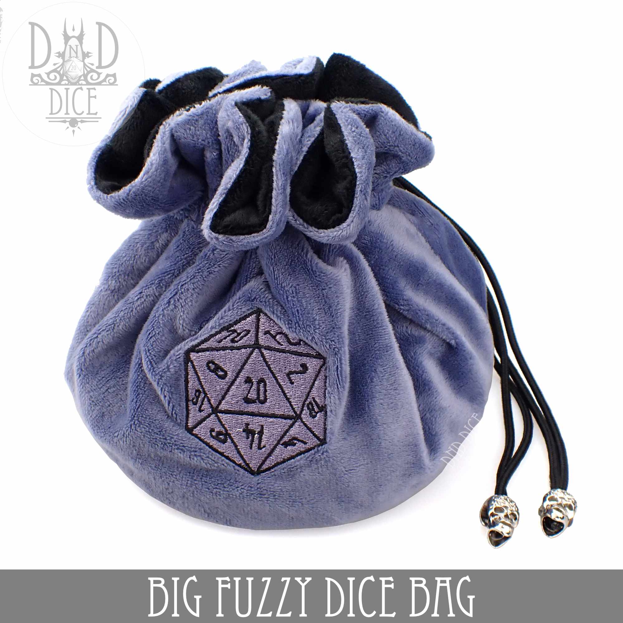 Big Fuzzy Dice Bag (7 Colors) - Bards & Cards