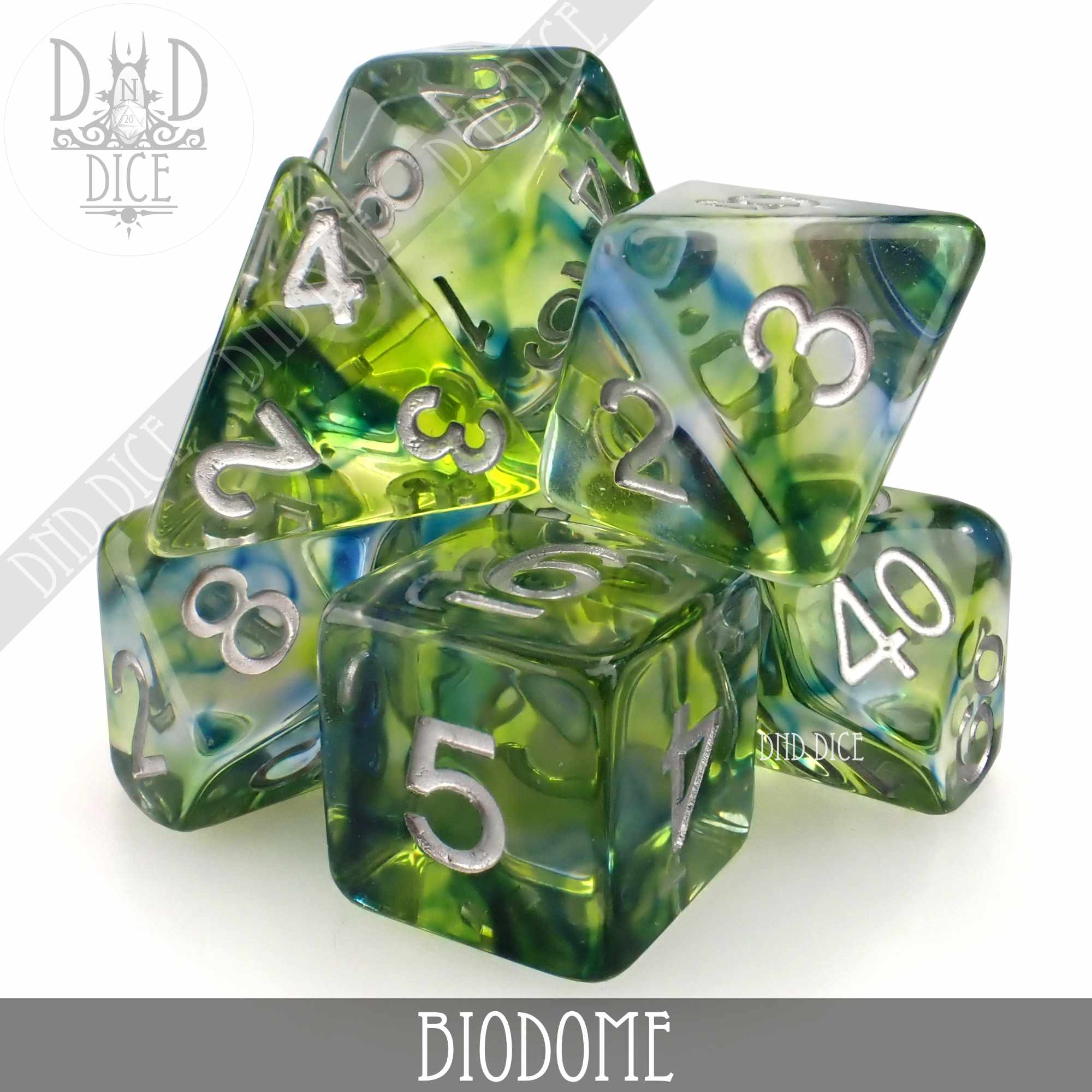 Biodome Dice Set - Bards & Cards