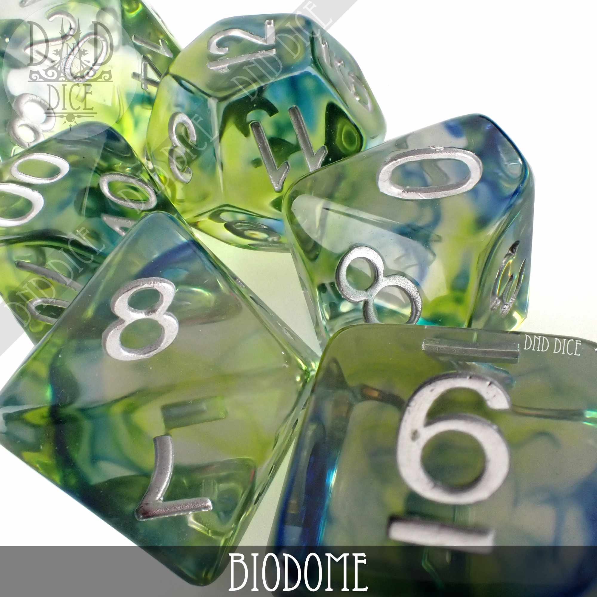 Biodome Dice Set - Bards & Cards