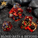 Blood Bats & Beyond 11 Dice Set - Bards & Cards