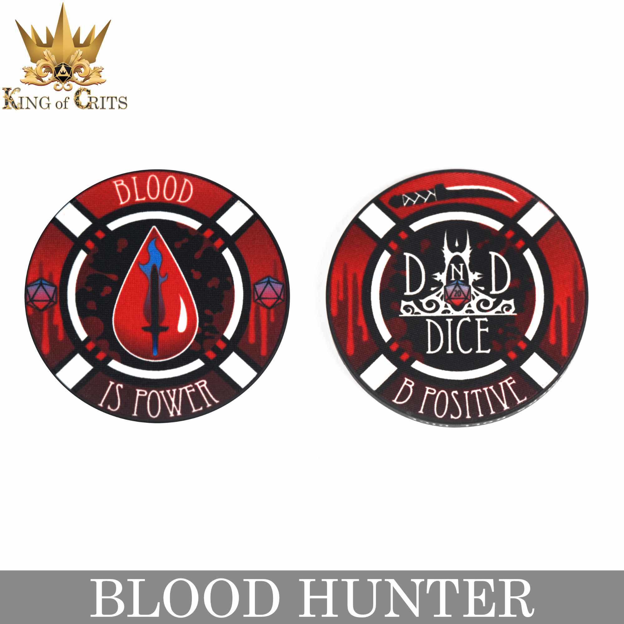 Blood Hunter 11 Dice Set - Bards & Cards