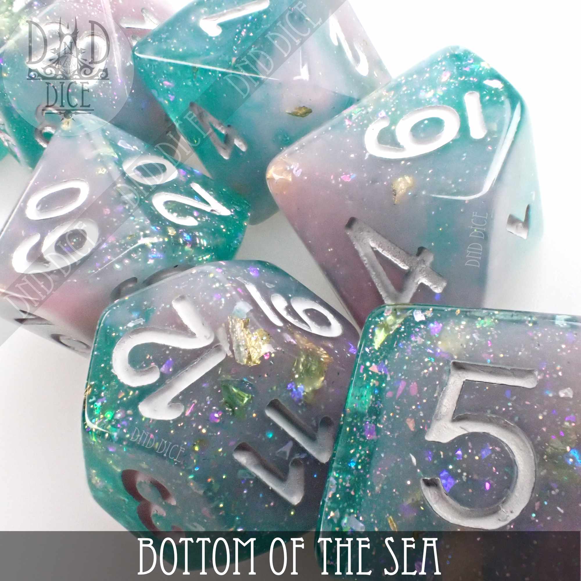 Bottom of the Sea Dice Set - Bards & Cards