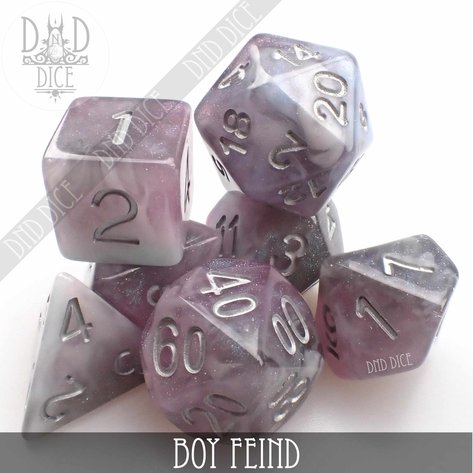 Boy Fiend Dice Set - Bards & Cards