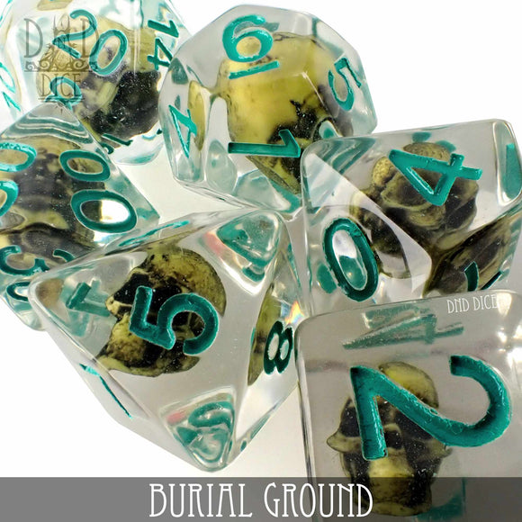Burial Ground Dice Set - Bards & Cards