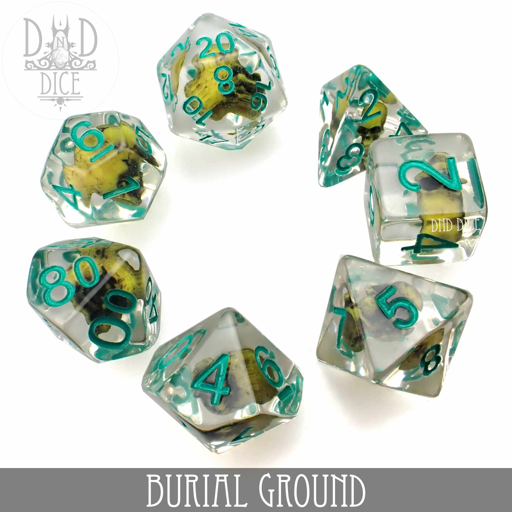 Burial Ground Dice Set - Bards & Cards