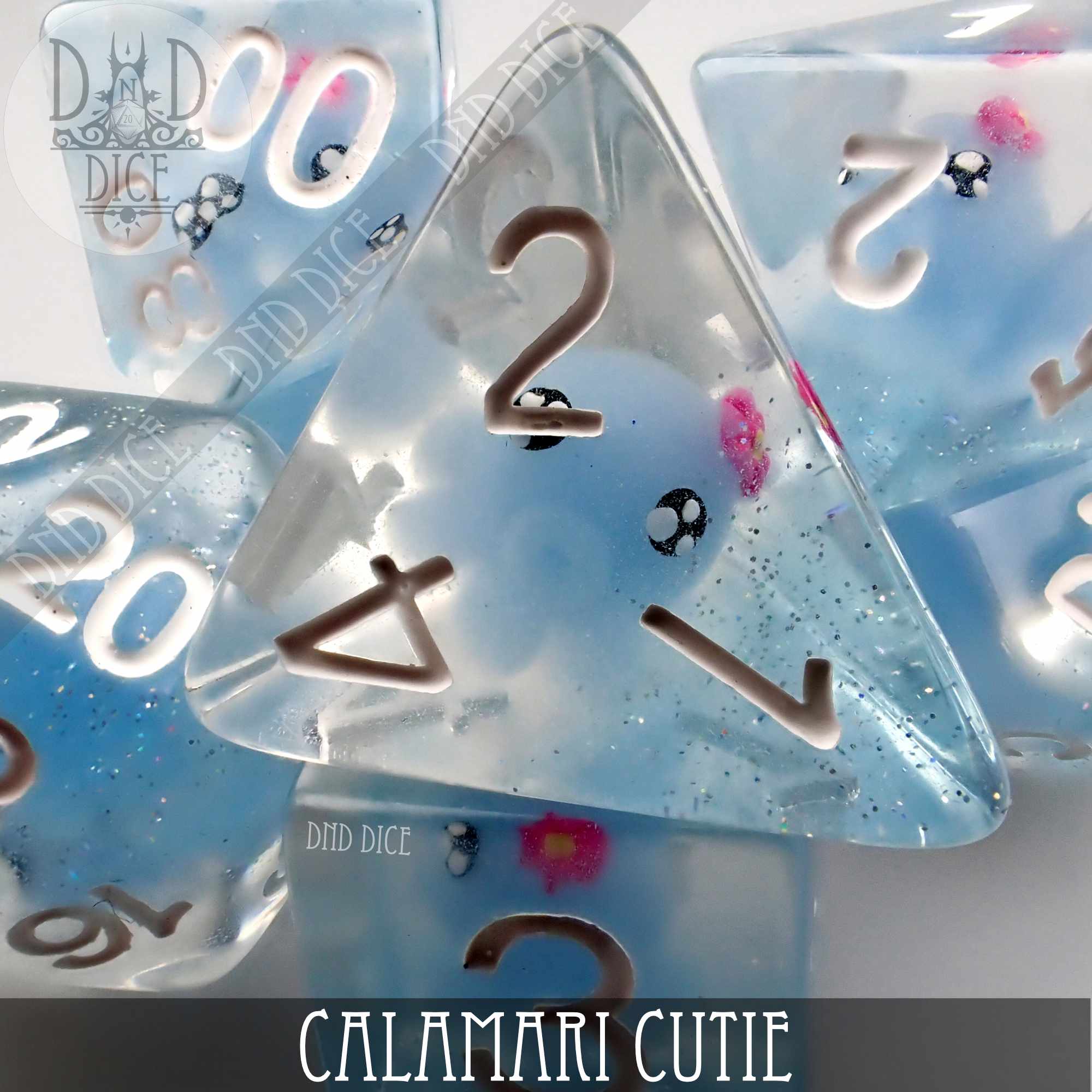 Calamari Cutie Dice Set - Bards & Cards