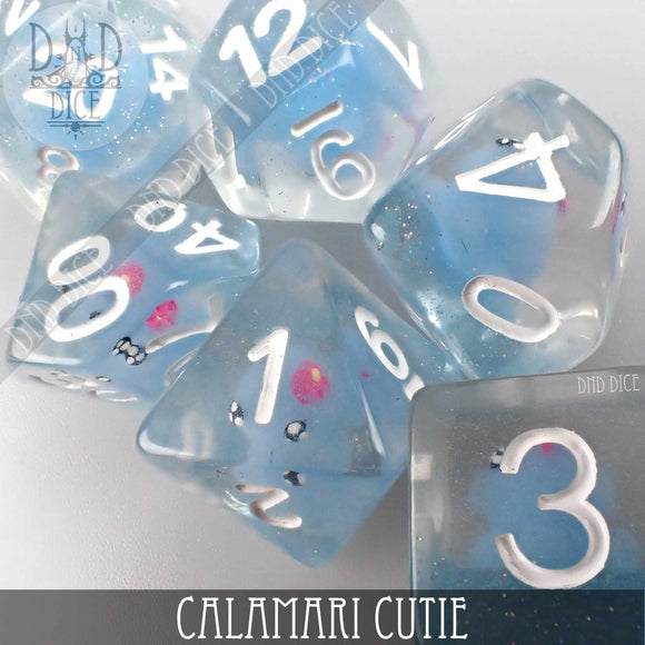 Calamari Cutie Dice Set - Bards & Cards
