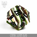 55mm D20 - Camo (Silicone) - Bards & Cards