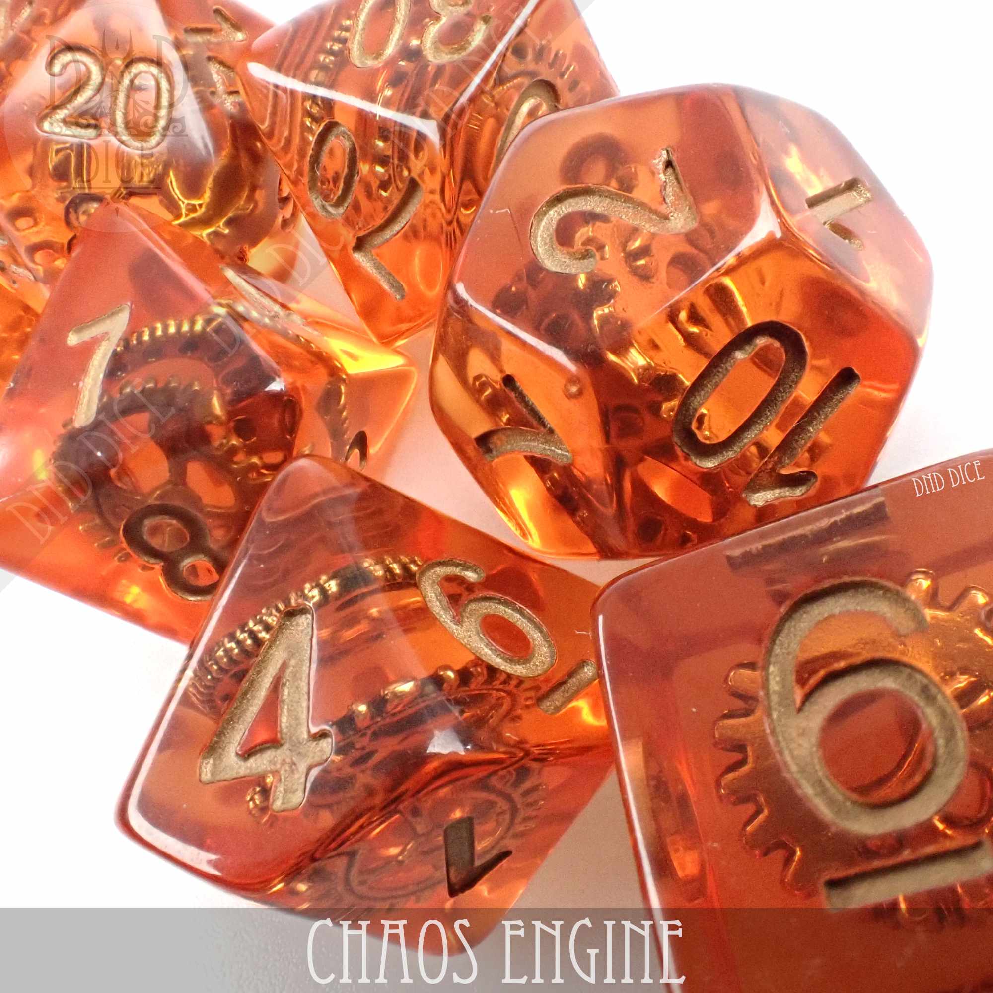 Chaos Engine Dice Set - Bards & Cards